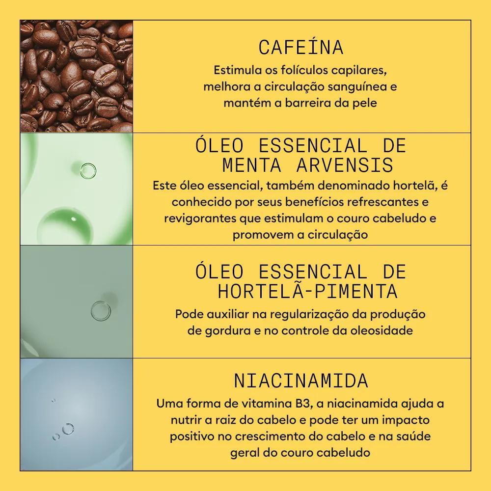 Infográfico dos ativos do Kit Sistema 1 da Nioxin