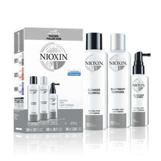 Nioxin System 1 For Natural Hair With Light Thinning Nioxin