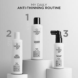 Nioxin System 1 For Natural Hair With Light Thinning Nioxin